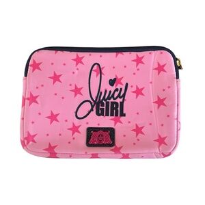 Juicy Couture Pink Crown Small Pouch Bag